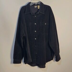Vintage North West Bkue Women 22W Corduroy